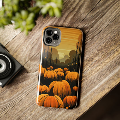 Halloween Fall Pumpkins iPhone Case | Embrace the Spooky Autumn Vibes