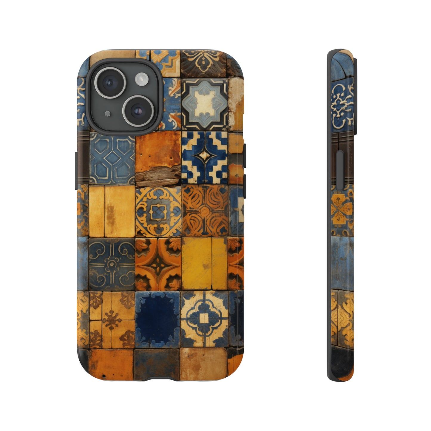 Moroccan style tile art phone case for iPhone 15