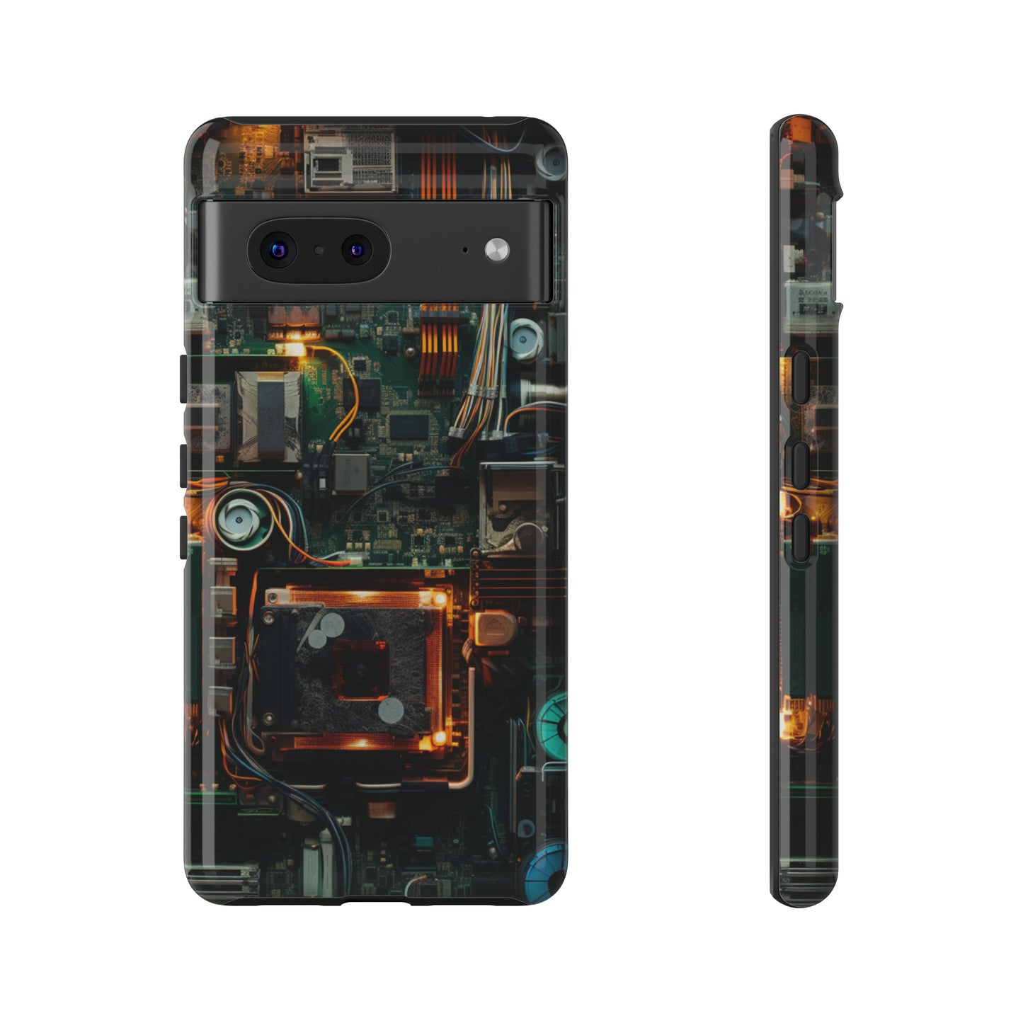 Circuit Board Themed Tough Phone Case