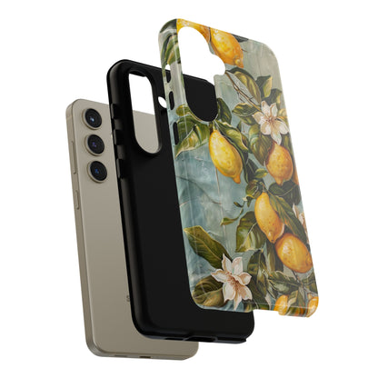 Mediterranean Lemon Tile Oil Painting iPhone 13 Case