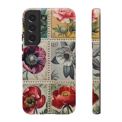 Vintage Floral Stamps Phone Case