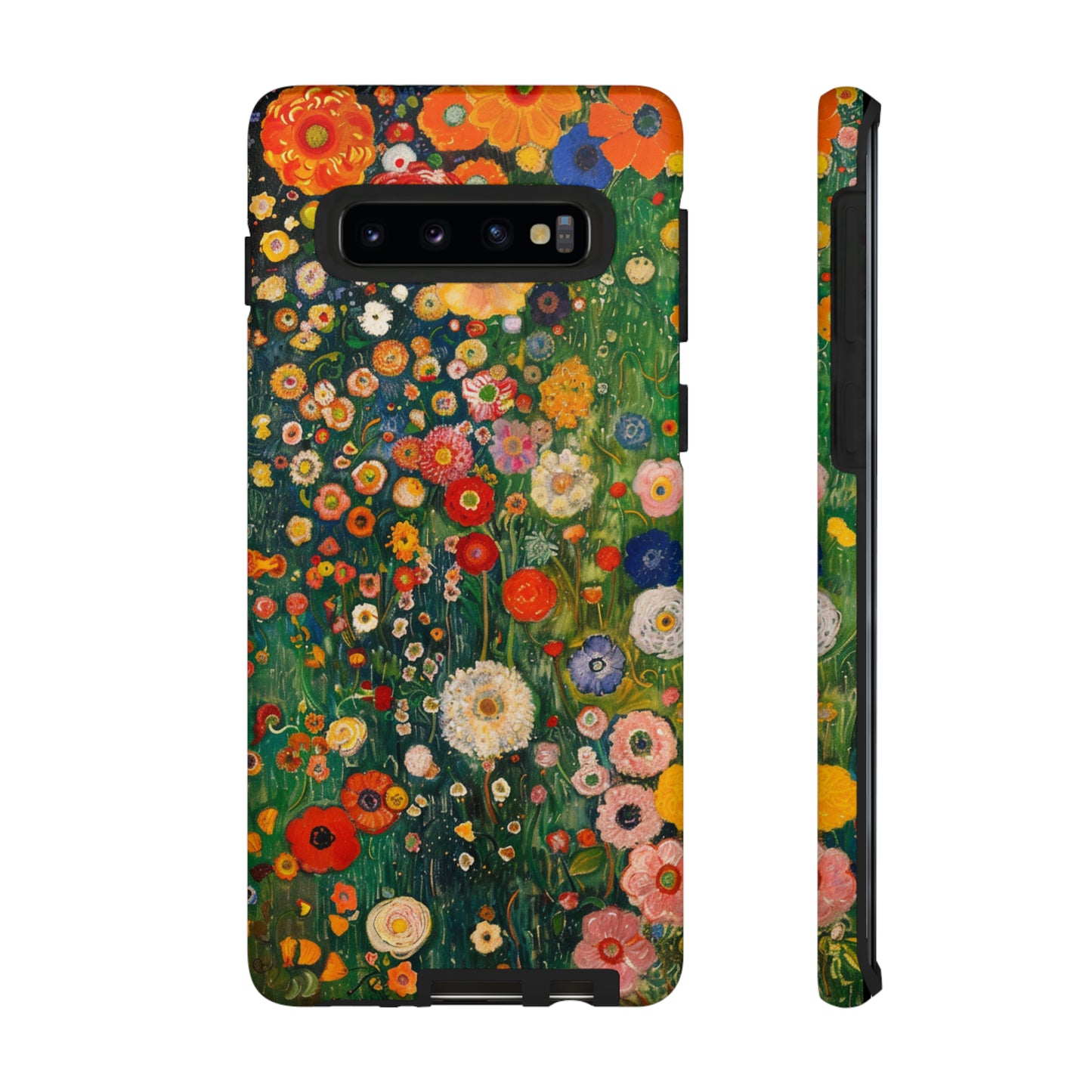 Gustav Klimt Style Flower Garden Painting Phone Case