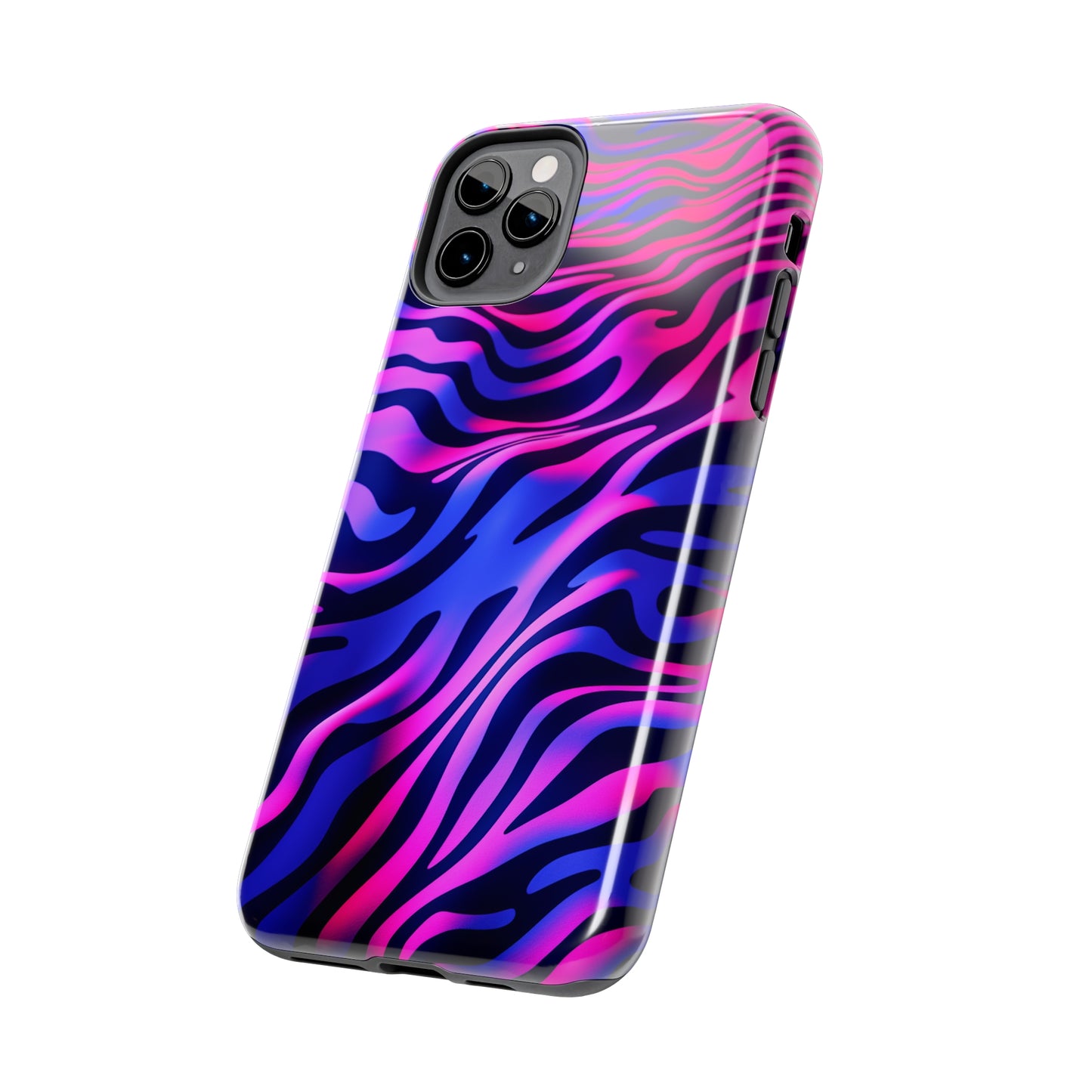 Wild Illusion: Trippy Tiger Stripes Mystique | Dynamic iPhone Case