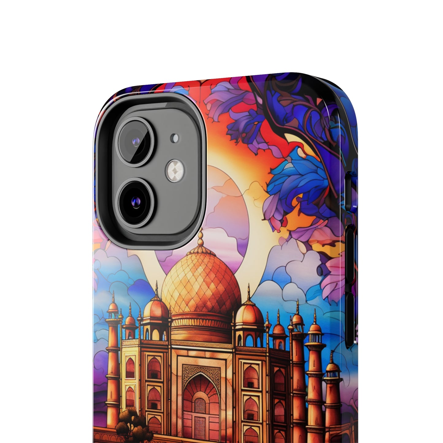 Taj Mahal Silhouette iPhone Case | Royal Elegance for Models 11 through 14 Pro Max