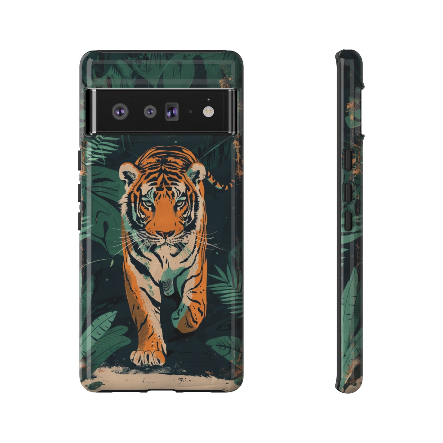 Retro Jungle Tiger Phone Case