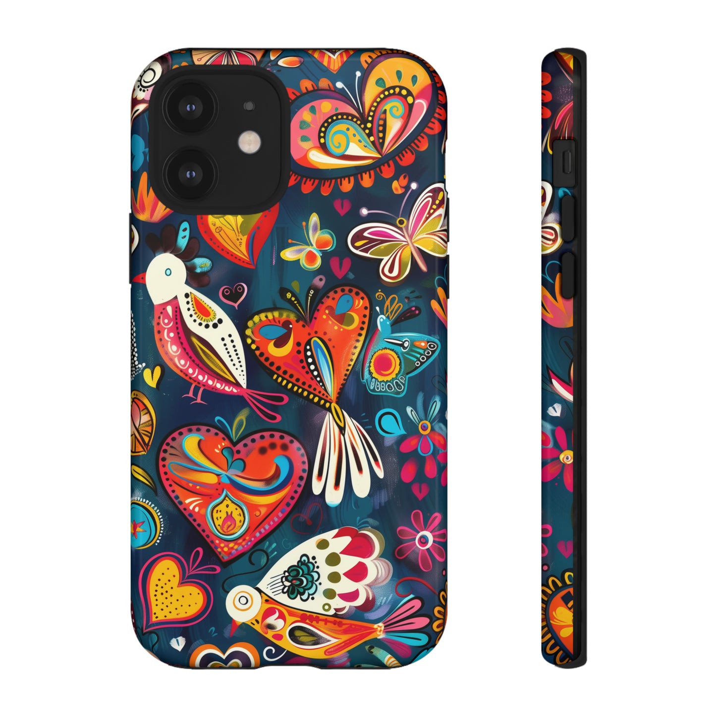 Bright Colorful Mexican Style Mural Painting Phone Case