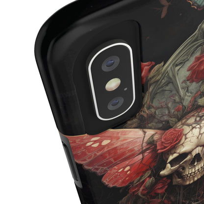 Deadhead Moth Gothic Dark Academia iPhone Case | Embrace Mysterious Elegance