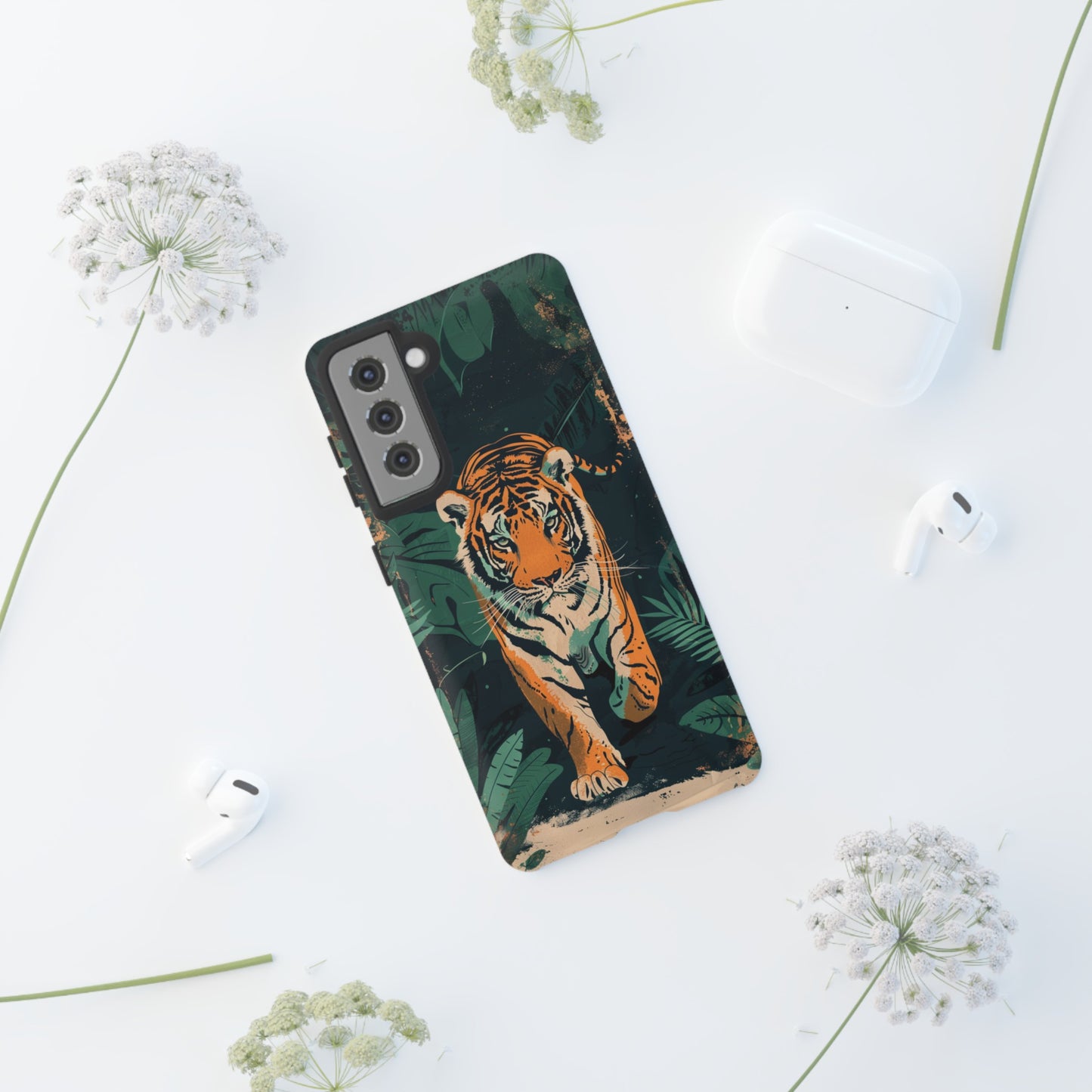 Retro Jungle Tiger Phone Case