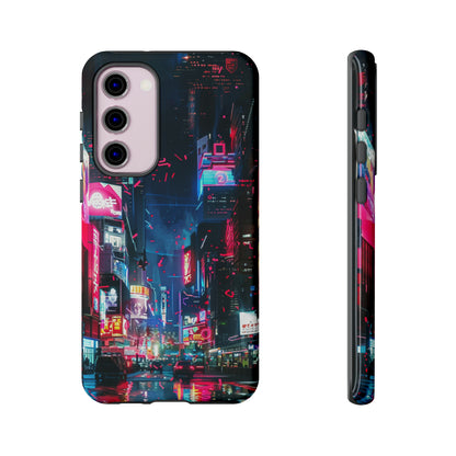 Cyberpunk Tokyo Cityscape Phone Case