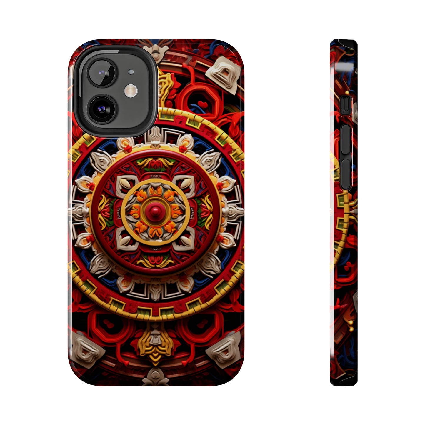 Mystical Visions: Psychedelic Tibet Mandala | Buddhist iPhone Case