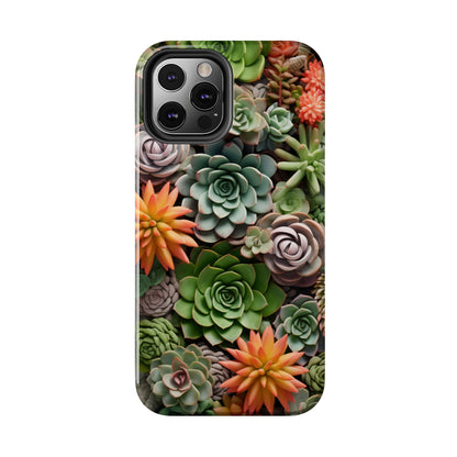 Succulent Desert Cactus Floral iPhone Case | Embrace the Beauty of Arid Elegance