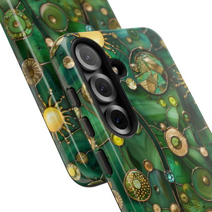 Green Celestial Stained Glass Mosaic Phone Case