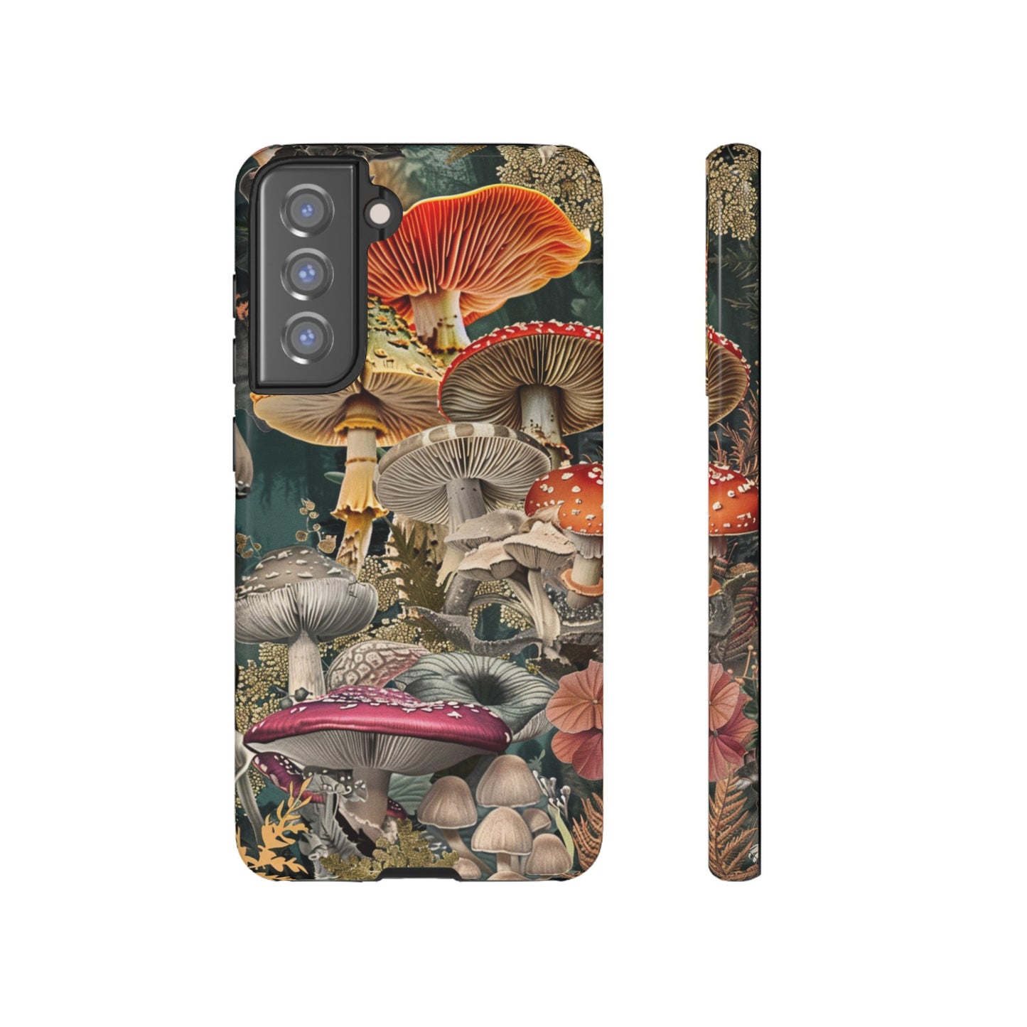 Vintage Illustration Mushroom Collage Phone Case