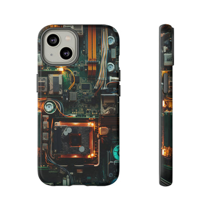 Circuit Board Themed Tough Phone Case