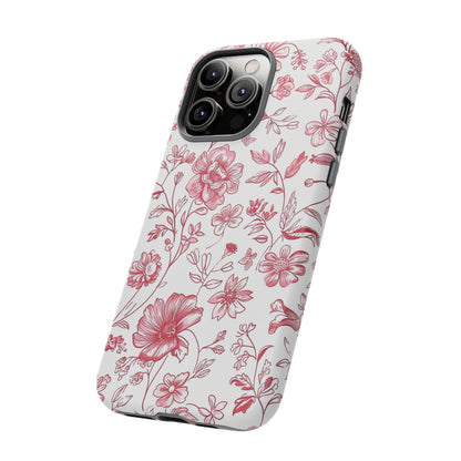 Pink Floral Wildflower Phone Case