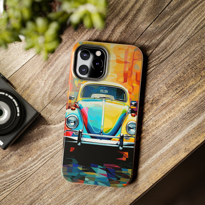 VW Bug Phone Case Retro iPhone Tough Case – Volkswagen beetle iPhone case