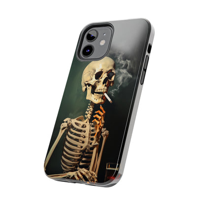 Smoking Skull iPhone Case | Edgy Style with a Mysterious Vibe for iPhone 11, 12, 13, 14, SE 2020 & Mor