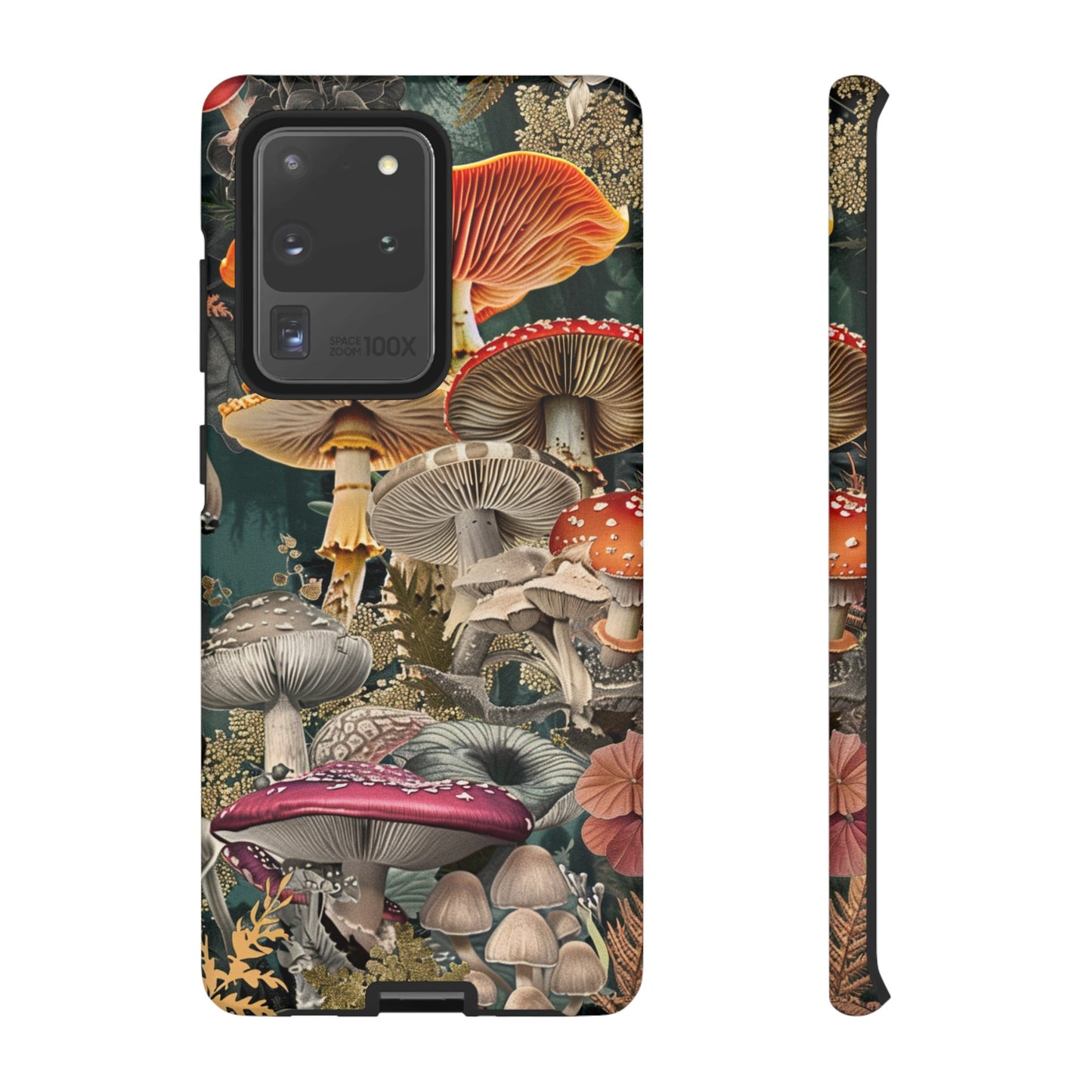 Vintage Illustration Mushroom Collage Phone Case