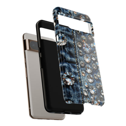 Blue Jean Queen Rhinestone Bling Phone Case