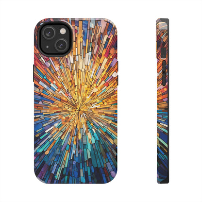 Durable iPhone Case with Stained Glass Inspiration