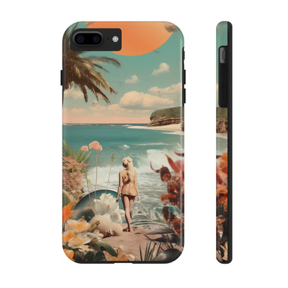 A Day at the Beach iPhone Tough Case | Embrace the Serenity of Coastal Living with Reliable Protection