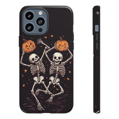 Dancing Skeletons with Jack-o'-Lanterns Phone Cover