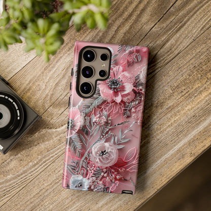 Coquette Aesthetic Floral Art Phone Case