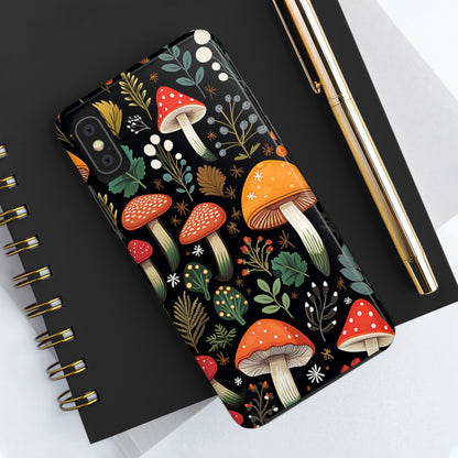 Psychedelic Magic Mushrooms Phone Case | Dive into Vintage Vibes