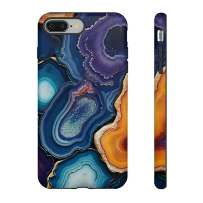 Agate Slice Geode Elegance: Natural Beauty Phone Case