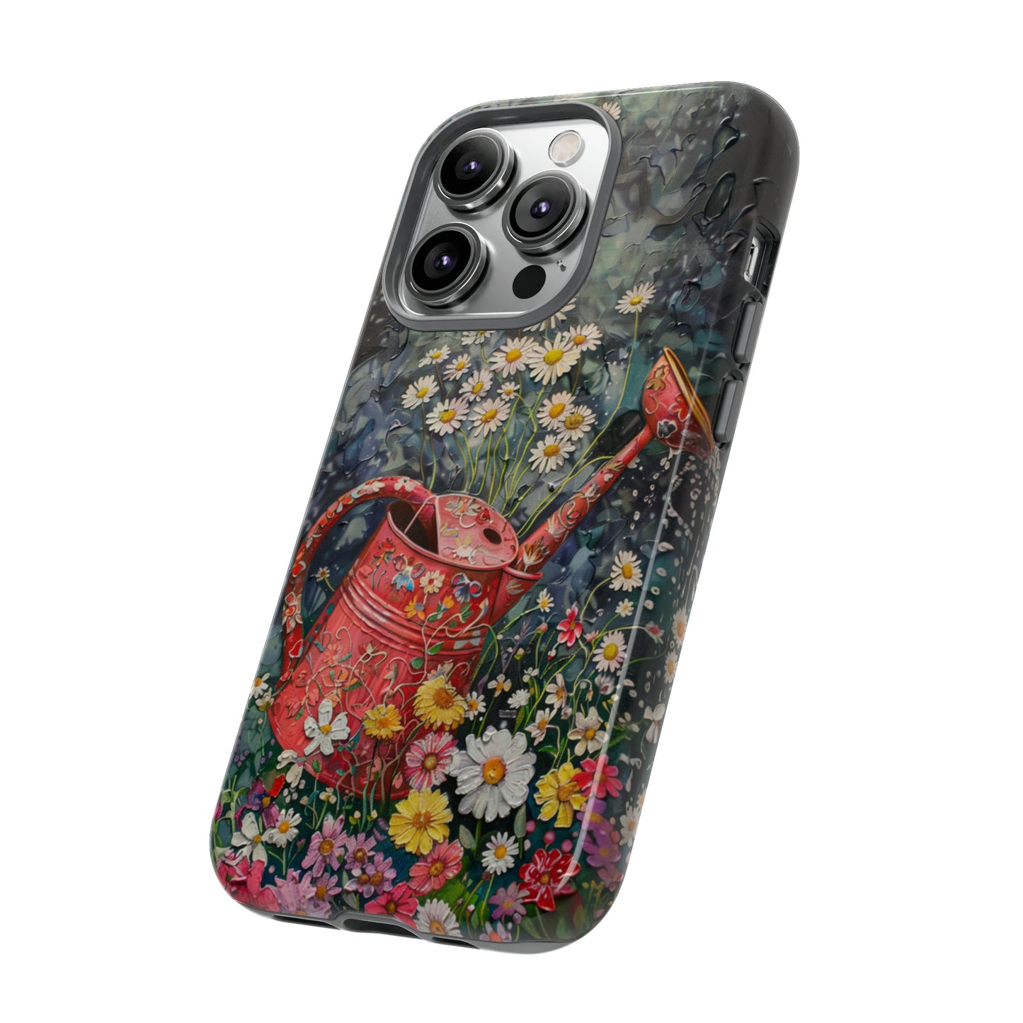 Flowers and Watering Can Floral Oil Painting Phone Case