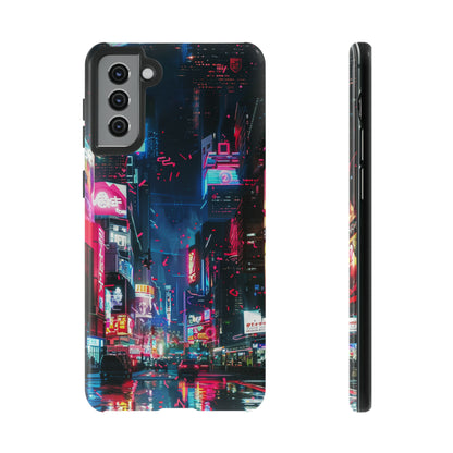 Cyberpunk Tokyo Cityscape Phone Case