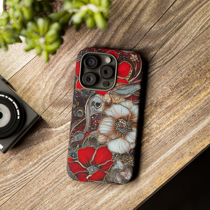 Stained Glass Floral Paisley Explosion Phone Case