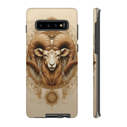 Aries Astrology Stained Glass Phone Case