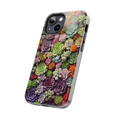 Succulent Desert Cactus Floral iPhone Case | Embrace the Beauty of Arid Elegance