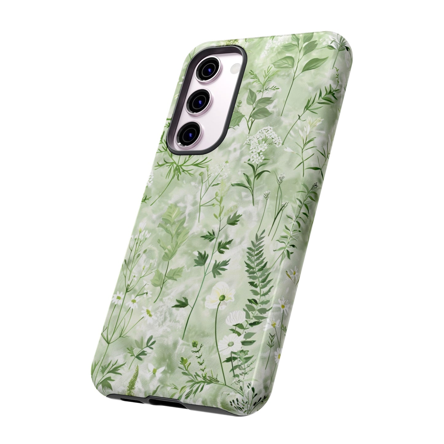 Floral Sage Green Wildflower Phone Case