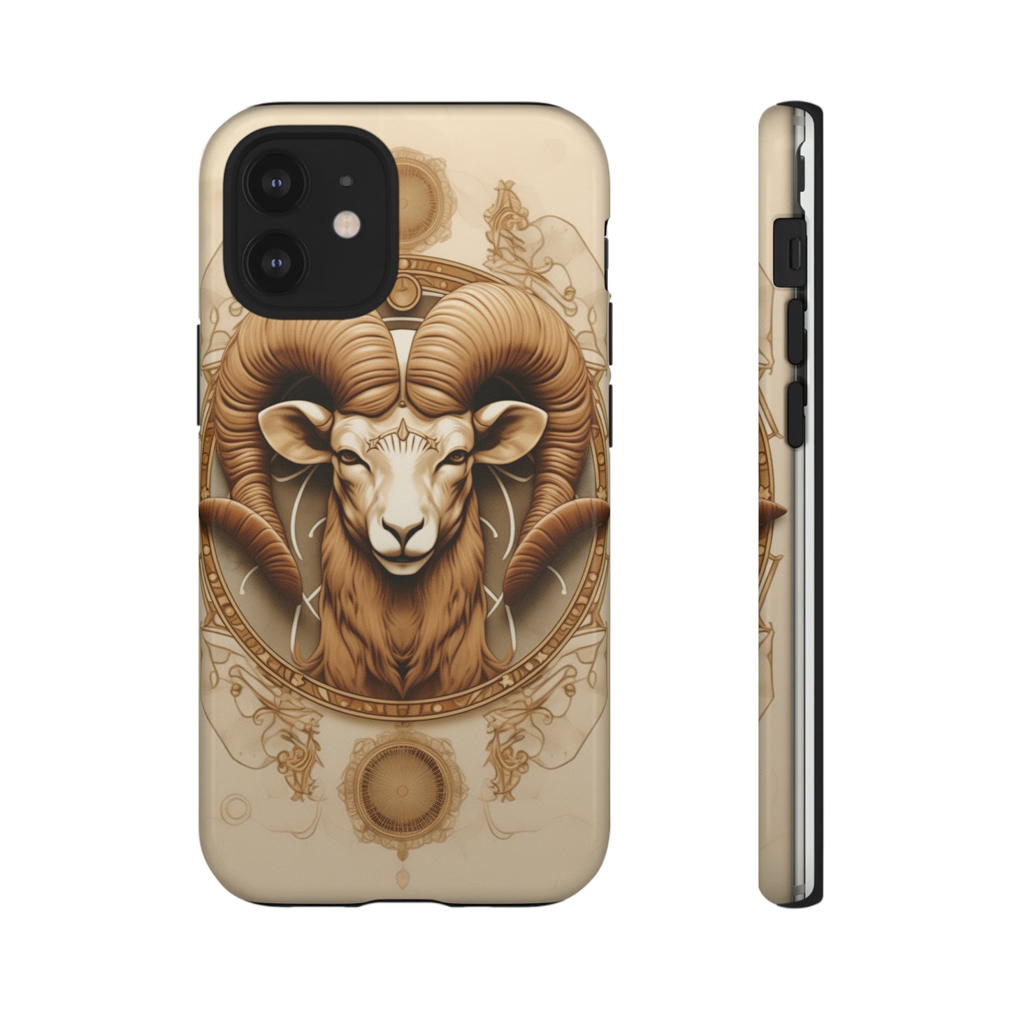 Aries Astrology Stained Glass Phone Case