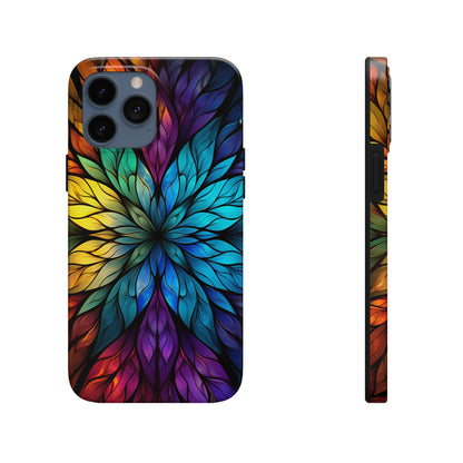 Trippy Psychedelic Colorful Flowers Floral Aesthetic Phone Case