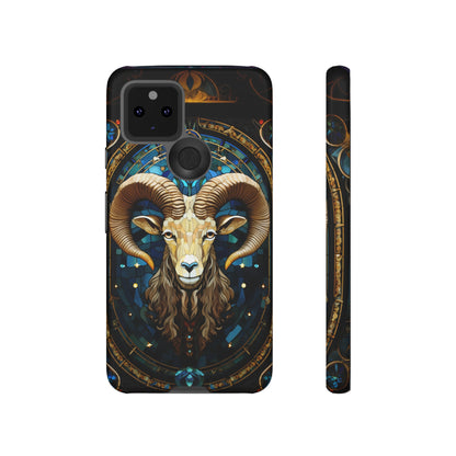 Aries Astrology Stained Glass Design Phone Case