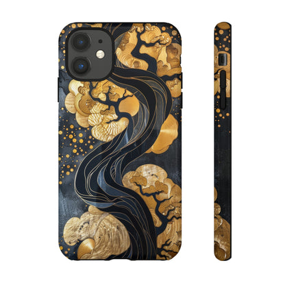 Gold and Silver Tree of Life Design Phone Case