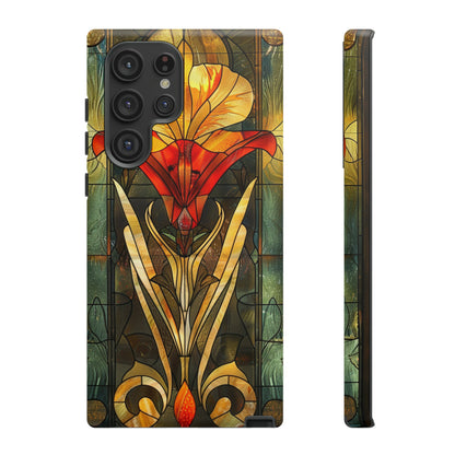 Art Deco Stained Glass floral Phone Case