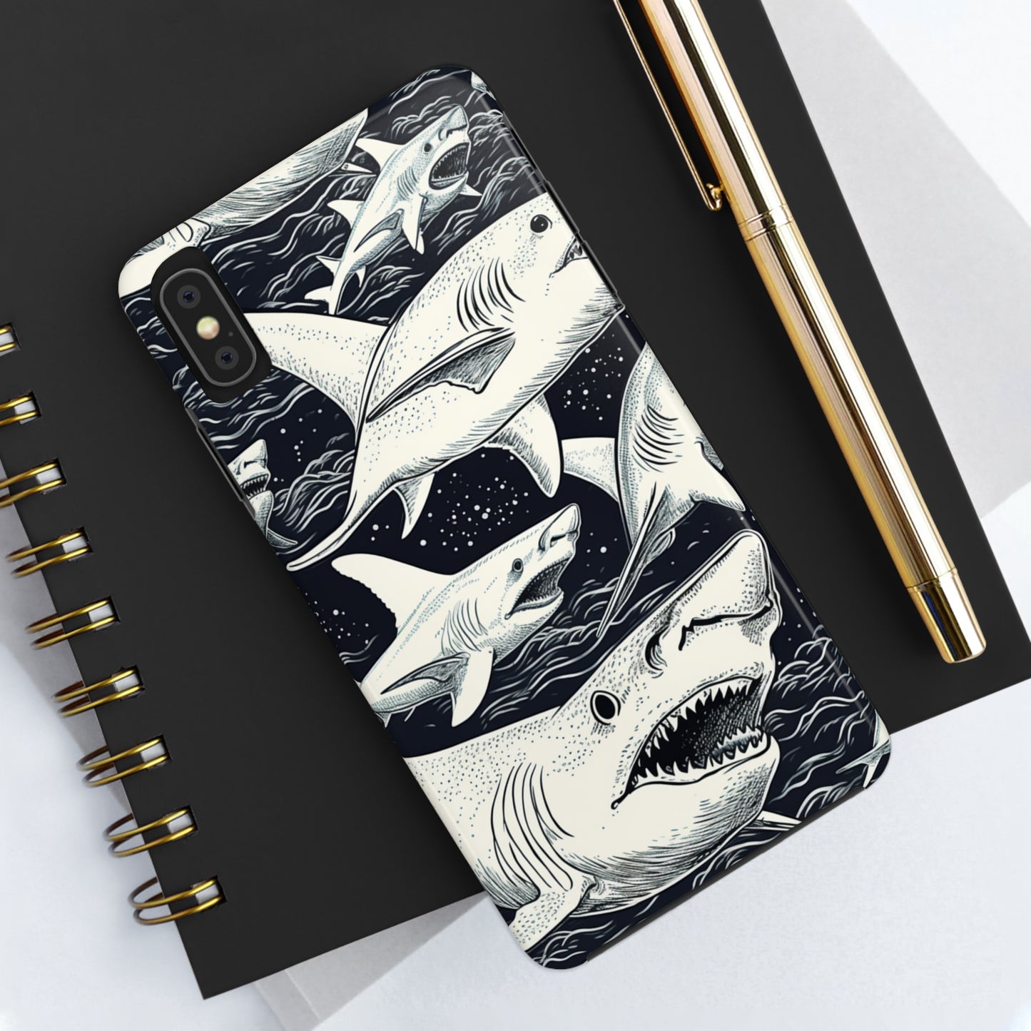 Shark Design | Swimming with the Sharks Aquatic Adventure iPhone 13 Case