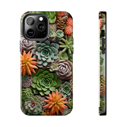 Succulent Desert Cactus Floral iPhone Case | Embrace the Beauty of Arid Elegance