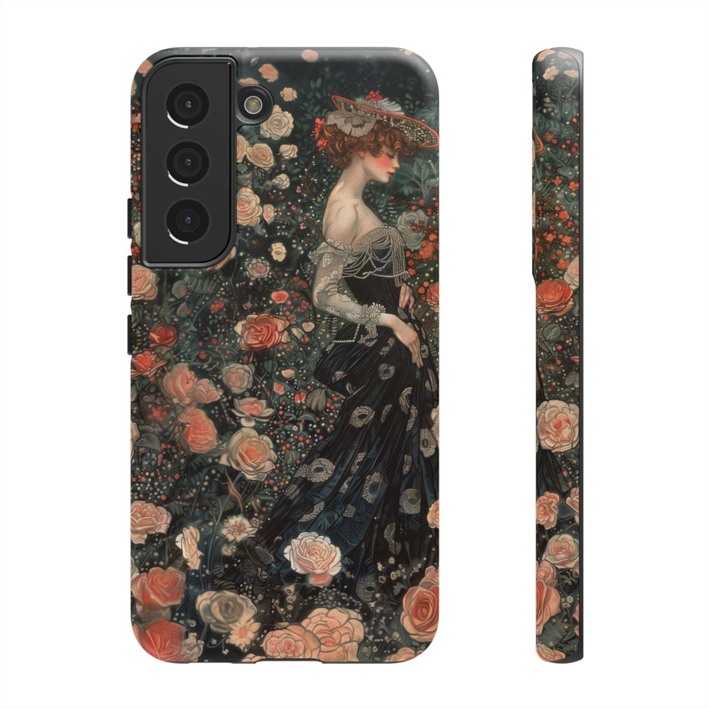 Art Nouveau French Floral Beauty Painting Phone Case