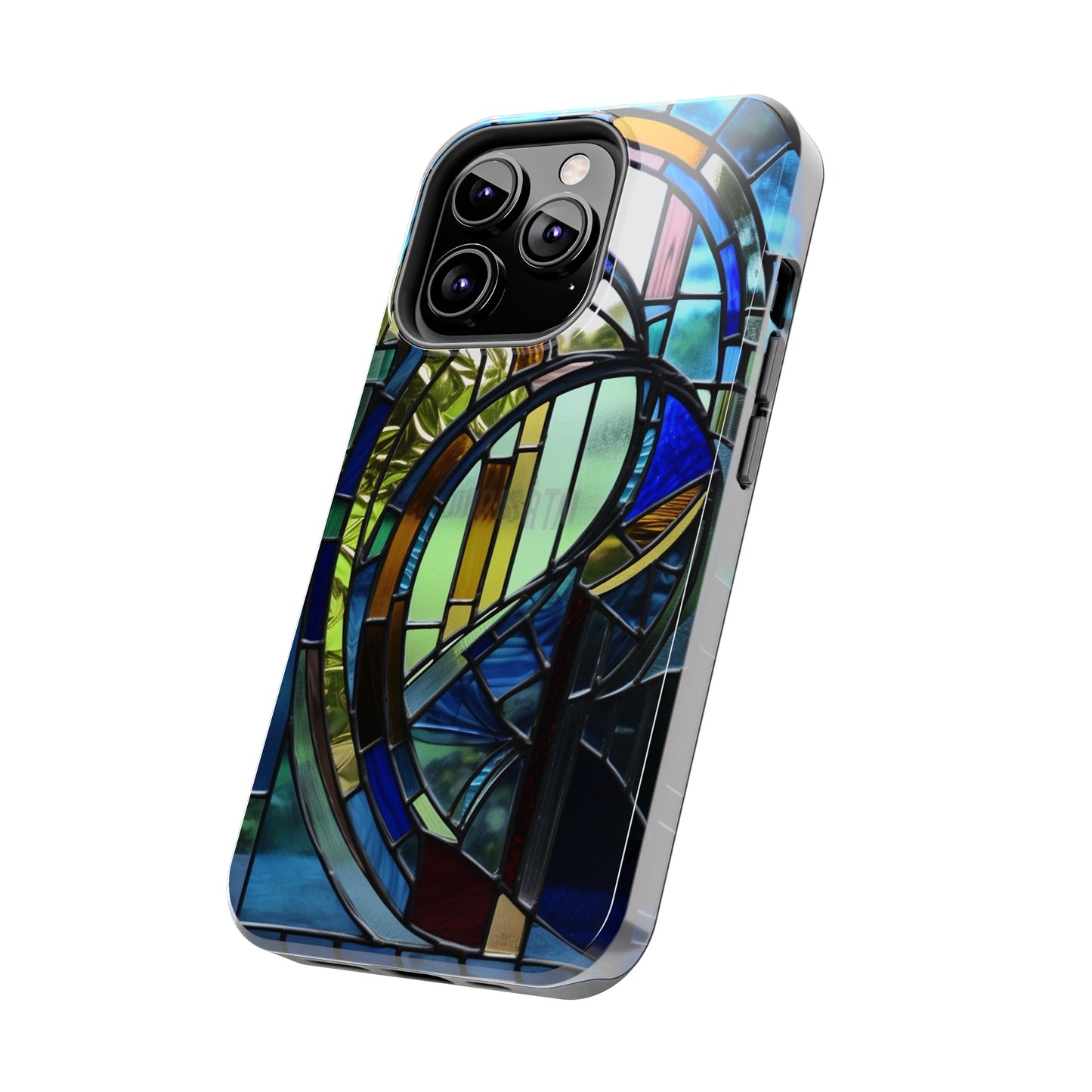 Stained Glass Floral: Art Deco Delight | Boho Chic Tough Case for iPhone & Samsung Galaxy Models