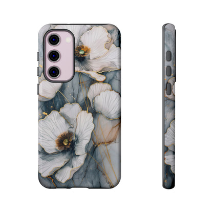 Flowers and Gold Phone Case