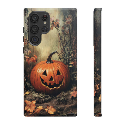 Vintage Style Halloween Jack-o'-Lantern Phone Cover