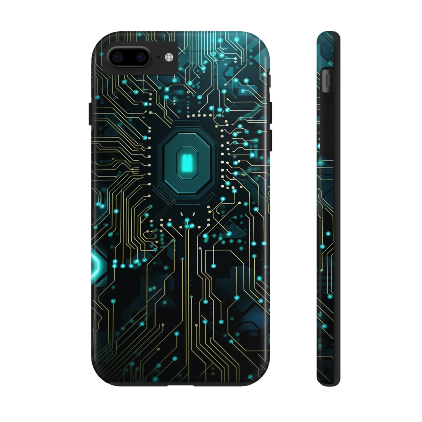 Neon Nexus: Cyberpunk Circuit Board | Futuristic Tech-Inspired iPhone Case