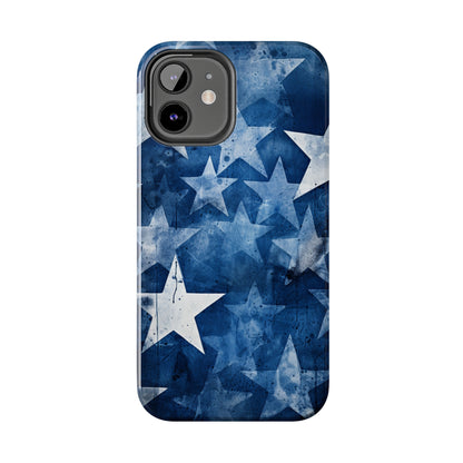 Starry Nights: Denim Dreams | Celestial Star-Patterned iPhone Case