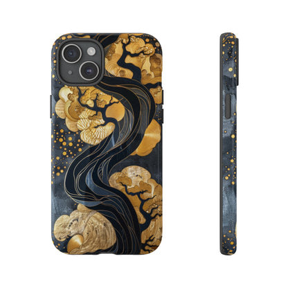 Gold and Silver Tree of Life Design Phone Case