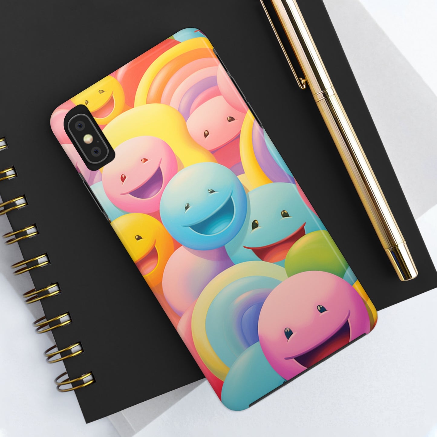 Smiley Faces case for iPhone 14 13 12 11 Pro Max case iPhone XR XS Max Case iPhone X Case iPhone 7 Plus iPhone 8 Plus case iPhone 6 case